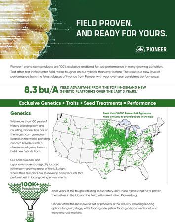 FIELD PROVEN. AND READY FOR YOURS.